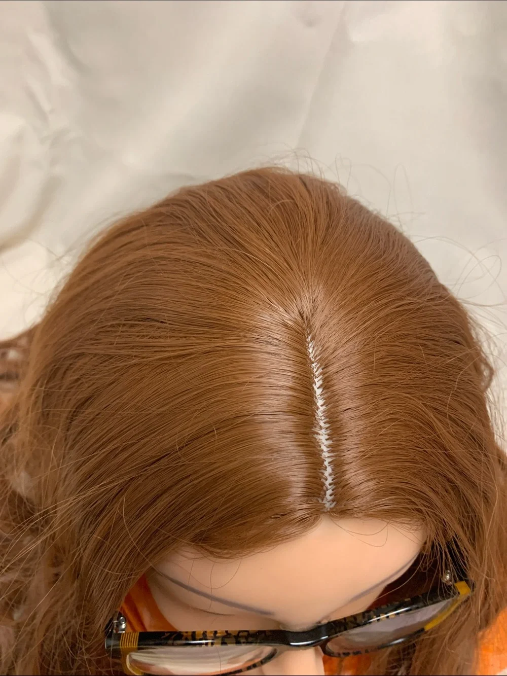 Women’s Long Wavy Synthetic Hairpiece - Natural Auburn